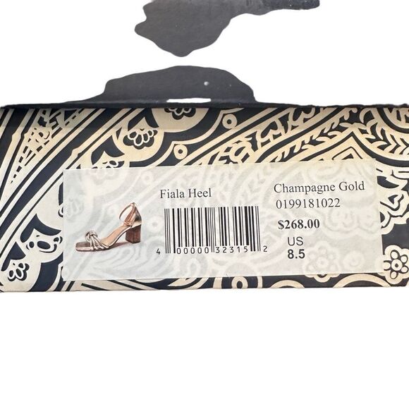 J.Mclaughlin Fiala champagne gold strap sandals - size 8.5 - Picture 7 of 7